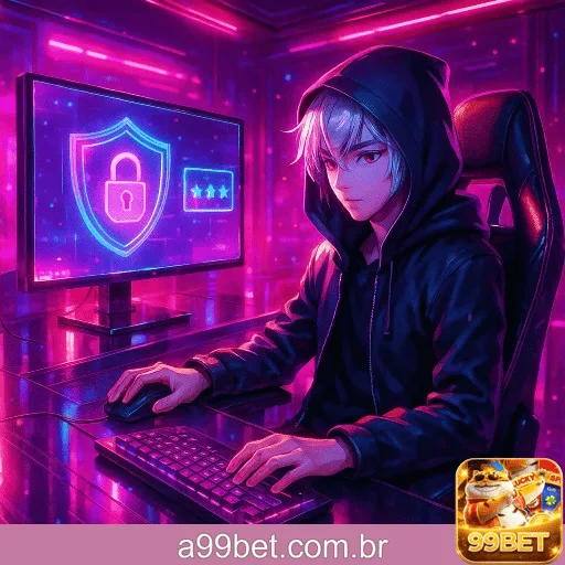 Imagem destacando login seguro na 99BET para novos usuários